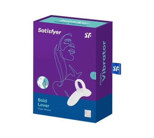 Вібратор на палець Satisfyer Bold Lover White (м'ята упаковка!!!)