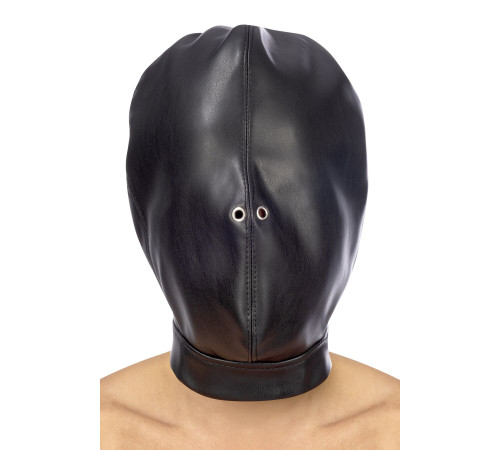 Капюшон для БДСМ Fetish Tentation Closed BDSM hood in leatherette