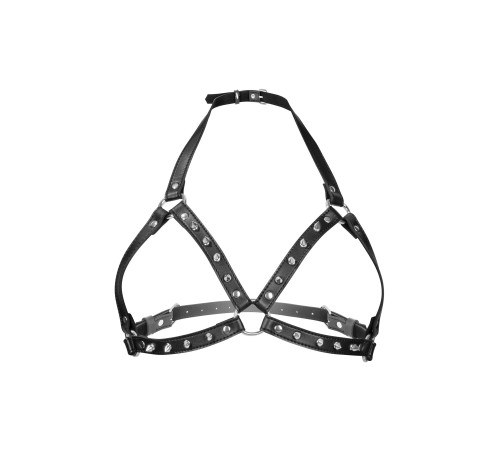 Портупея з металевими шипами Fetish Tentation Sexy Adjustable Chest Harness