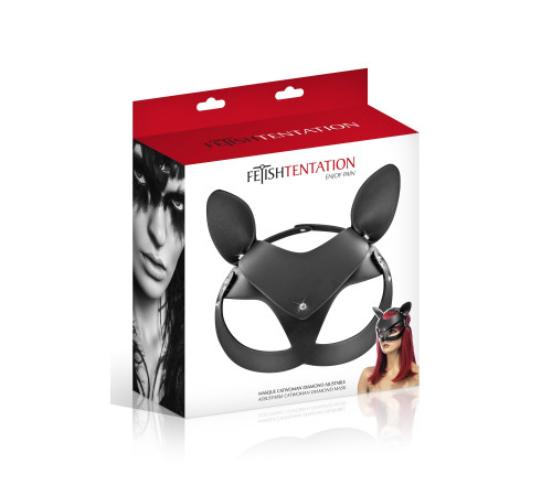 Маска кішки Fetish Tentation Adjustable Catwoman Diamond Mask