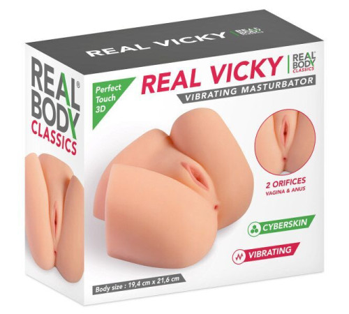 Мастурбатор Real Body — Real Vicky (м'ята упаковка!!!)