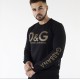 Толстовка черная с начесом D&G