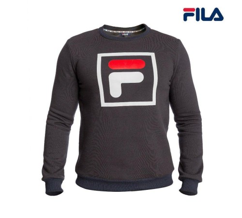 Толстовка с начесом Fila черная