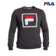 Толстовка с начесом Fila черная