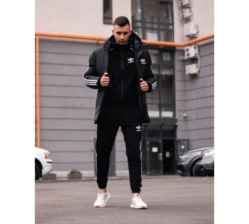 Зимняя куртка Adidas Streetz черная