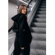 Худи женское черное Oversize