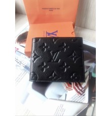 Мужской кожаный кошелек Louis Vuitton black