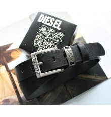 Мужской ремень Diesel leather black