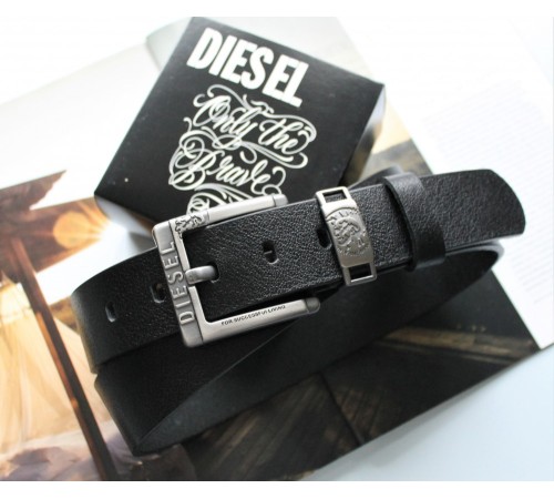 Мужской ремень Diesel leather black