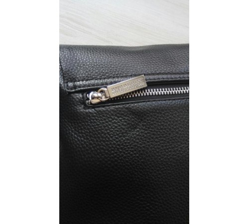 Мужская кожаная сумка Burberry black