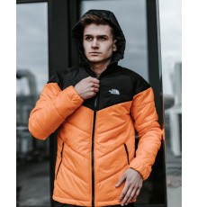 Куртка TNF черно- оранжевая