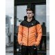 Куртка TNF черно- оранжевая