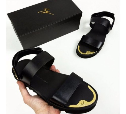 Босоножки Zanotti 290-10 black-gold