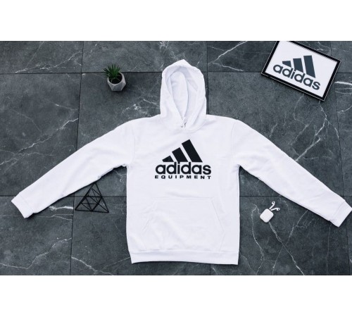 Худи весна-осень Adidas белый D47