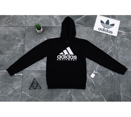 Худи весна-осень Adidas черный D46