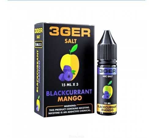 3Ger Salt - Blackcurrant Mango 15 мл 25 мг (арт. 0138)