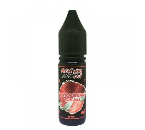 New Way Salt Black - Strawberry Cream 15 мл 65 мг (арт. 0303)