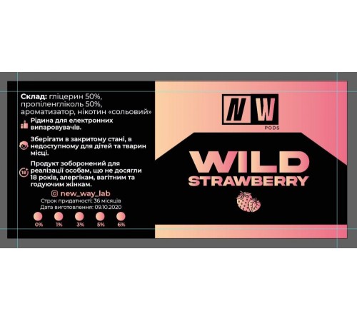 NW Pods - Wild Strawberry 10 мл 30 мг (арт. 1535)