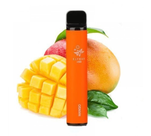 Elf Bar 1500 Disposable Device 850mAh 50 мг (Mango) (арт. 1557)