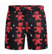 Шорты пляжные Philipp Plein bear 551 red-black