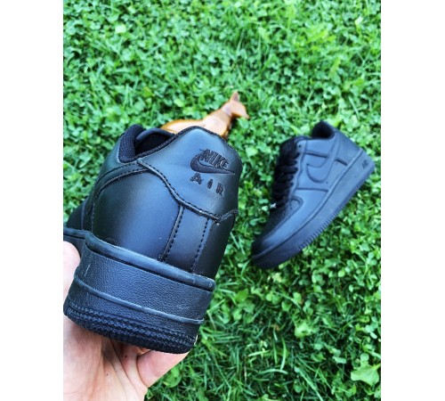 Кроссовки Nike Air Forse Black leather