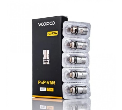 VoopPoo Випаровувач PnP-VM6 (0.15 Ом) (60-80W) VINCI X / Drag S / NAVI  (арт. 0824)