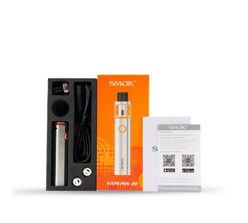 Стартовый набор Smok Vape Pen 22 Starter Kit Silver (Original)  (арт. 1121)