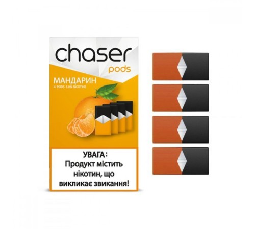 Сменный Картридж для JUUL Chaser Pods Mandarin 1 шт (Original)  (арт. 1028)