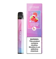 Одноразовая POD система Vaporlax - Strawberry cream 800 затяжек  (арт. 1352)