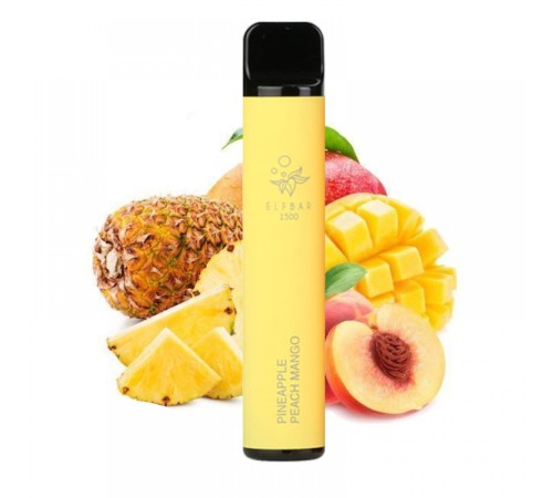 Elf Bar 1500 Disposable Device 850mAh Pineapple peach mango 5%  (арт. 1657)