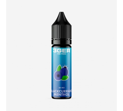 3Ger Salt - Blackcurrant Menthol 15 мл 35 мг  (арт. 1750)