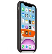 Силиконовая накладна iPhone 11 черная