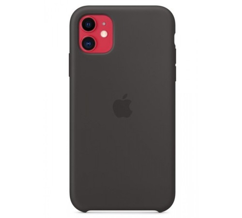 Силиконовая накладна iPhone 11 черная