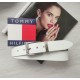 Кожаный ремень Tommy Hilfiger белый