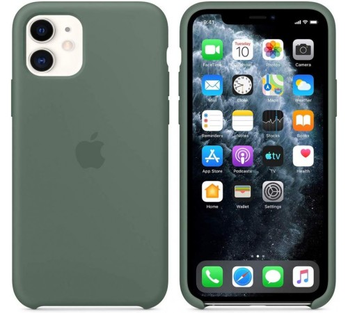 Силиконовая накладна iPhone 11 Green