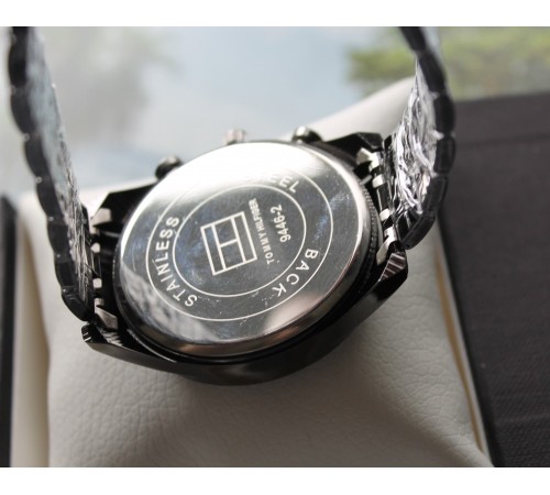 Мужские наручные часы Tommy Hilfiger silver&black