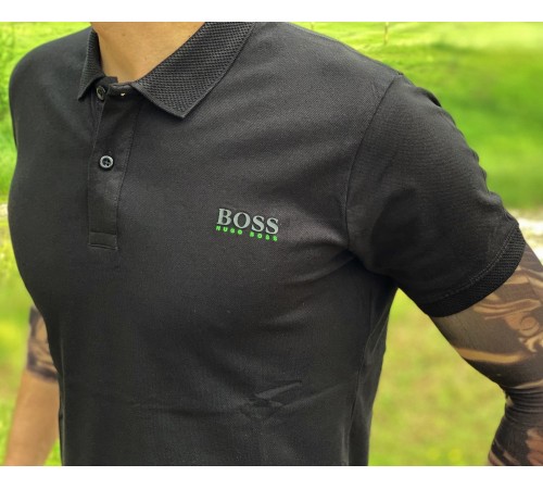 Поло Hugo Boss classic черная