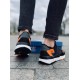 Мужские кроссовки Adidas Jogger Black Orange (Черные с белой подошвой)