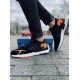 Мужские кроссовки Adidas Jogger Black Orange (Черные с белой подошвой)