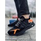 Мужские кроссовки Adidas Jogger Black Orange (Черный)