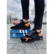 Мужские кроссовки Adidas Jogger Black Orange (Черный)