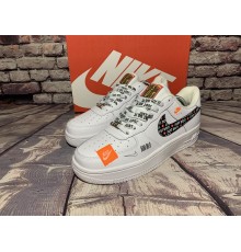 Мужские кроссовки Nike Air Force (кеды) белые