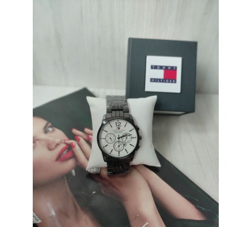 Мужские часы Tommy Hilfiger black&silver