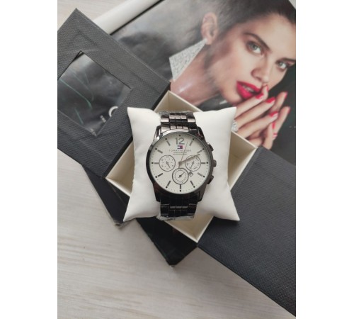 Мужские часы Tommy Hilfiger black&silver