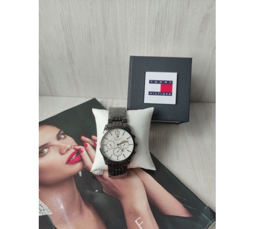 Мужские часы Tommy Hilfiger black&silver