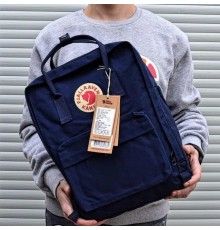 Рюкзак , Fjallraven Kanken Classic , темно-синій. Код: 123461374