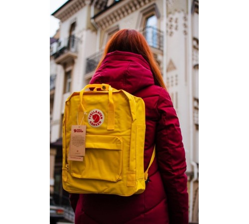 Рюкзак , Fjallraven Kanken Classic , жовтий. Код: 123461376