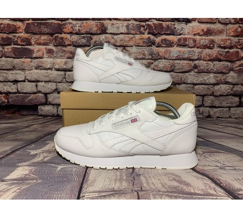 Мужские кроссовки белые Reebok Classic белые