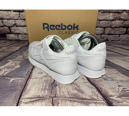 Мужские кроссовки белые Reebok Classic белые