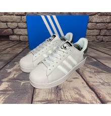 Мужские кроссовки Adidas Superstar (Белые)